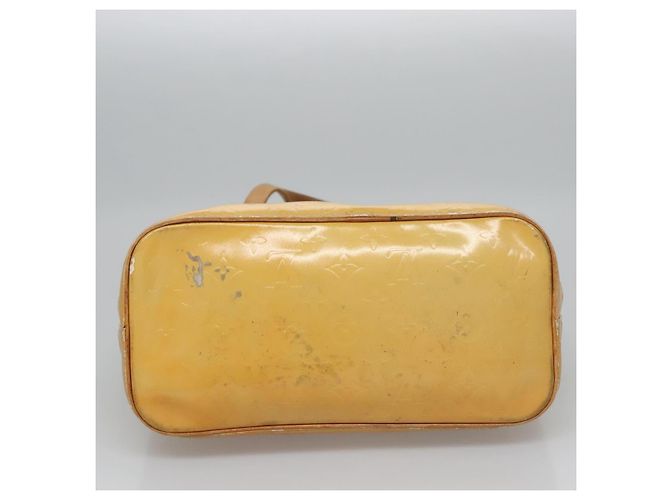 LOUIS VUITTON Monogram Vernis Houston Borsa a Mano Grigia M91053 LV Auth EC632 Grigio - vista 6