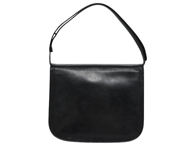 Borsa a spalla in pelle nera Auth BA779 di SAINT LAURENT Nero - vista 2