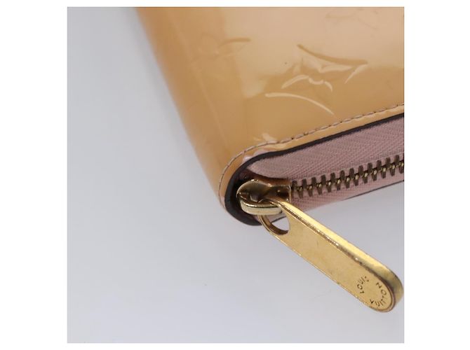 Zippy Geldbörse Monogram Vernis Louis Vuitton Rose Valerine M93522 Auth LV KD229 - Ansicht 14