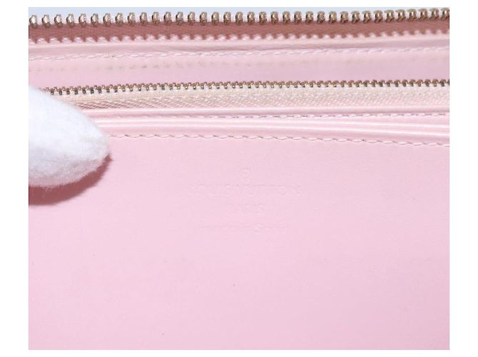 Zippy Geldbörse Monogram Vernis Louis Vuitton Rose Valerine M93522 Auth LV KD229 - Ansicht 17