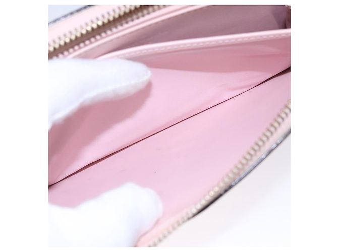 Zippy Geldbörse Monogram Vernis Louis Vuitton Rose Valerine M93522 Auth LV KD229 - Ansicht 20