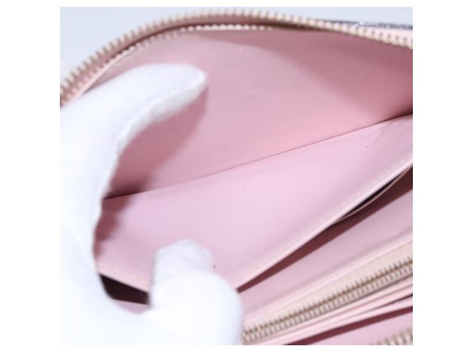 Zippy Geldbörse Monogram Vernis Louis Vuitton Rose Valerine M93522 Auth LV KD229 - Ansicht 21