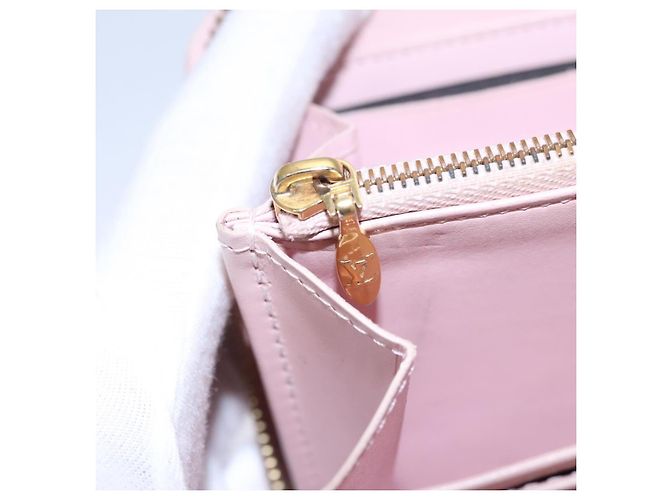 Zippy Geldbörse Monogram Vernis Louis Vuitton Rose Valerine M93522 Auth LV KD229 - Ansicht 22