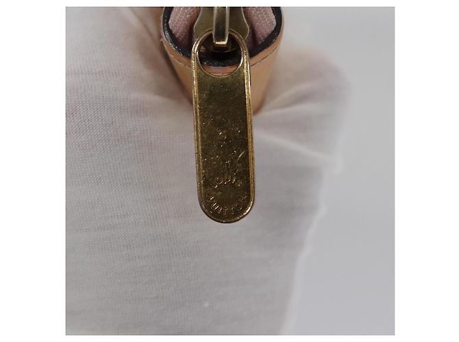 Zippy Geldbörse Monogram Vernis Louis Vuitton Rose Valerine M93522 Auth LV KD229 - Ansicht 8