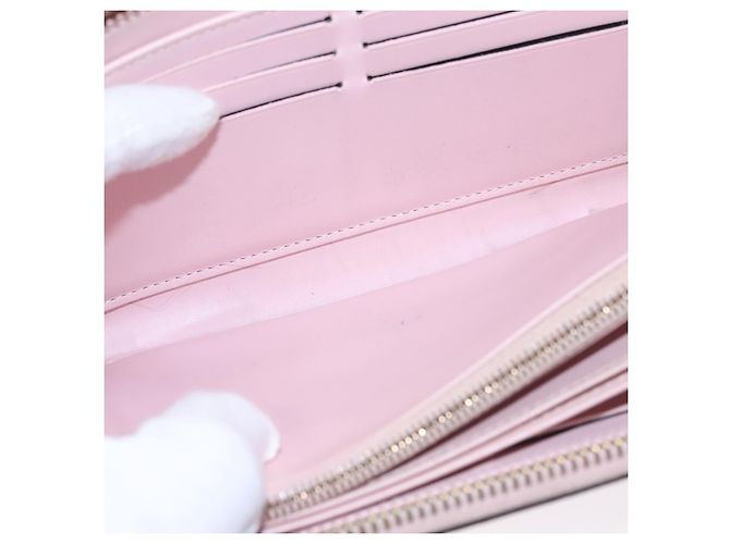 Zippy Geldbörse Monogram Vernis Louis Vuitton Rose Valerine M93522 Auth LV KD229 - Ansicht 9