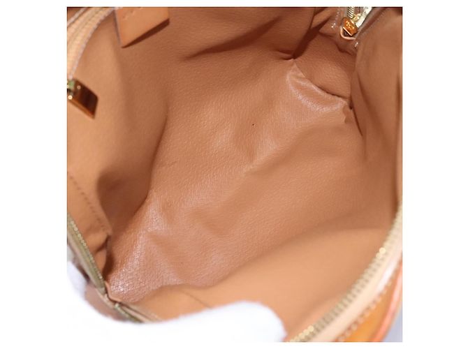 Céline CELINE Macadam Canvas Backpack PVC Leather Beige Auth BD1038 - view 11