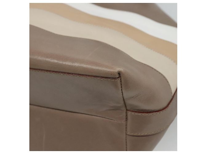 Céline Borsa a Spalla CELINE in Pelle Marrone Oro Auth EC529 D'oro - vista 15