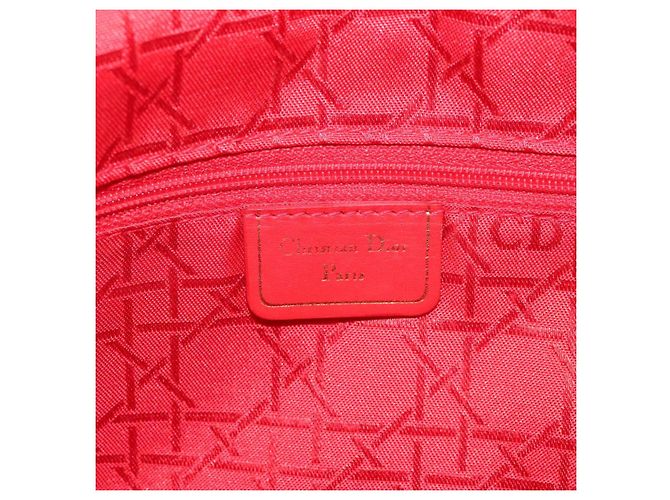 Borsa a Spalla Canage Christian Dior Nylon Nero Oro Auth yk17665 D'oro - vista 19