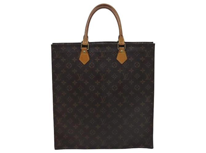 LOUIS VUITTON Borsa a Mano Monogram Sac Plat M51140 LV Auth BD912 Monogramma - vista 13