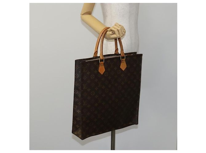 LOUIS VUITTON Borsa a Mano Monogram Sac Plat M51140 LV Auth BD912 Monogramma - vista 22