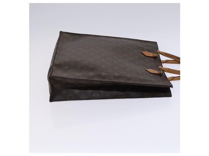 LOUIS VUITTON Borsa a Mano Monogram Sac Plat M51140 LV Auth BD912 Monogramma - vista 3