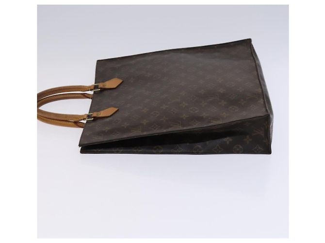 LOUIS VUITTON Borsa a Mano Monogram Sac Plat M51140 LV Auth BD912 Monogramma - vista 4