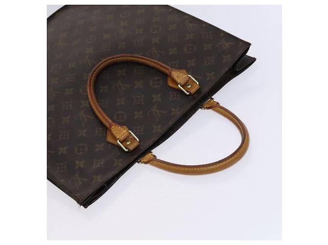 LOUIS VUITTON Borsa a Mano Monogram Sac Plat M51140 LV Auth BD912 Monogramma - vista 6