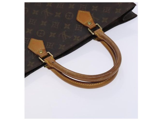 LOUIS VUITTON Borsa a Mano Monogram Sac Plat M51140 LV Auth BD912 Monogramma - vista 7