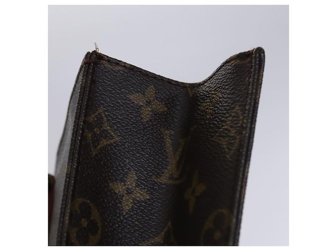 LOUIS VUITTON Borsa a Mano Monogram Sac Plat M51140 LV Auth BD912 Monogramma - vista 9