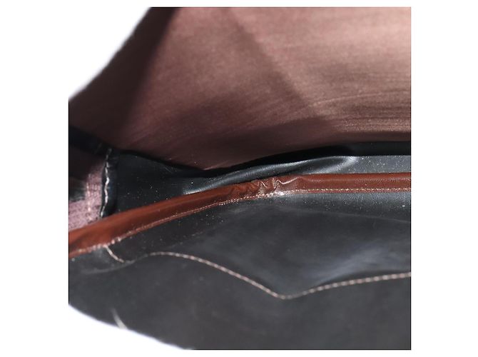 Autre Marque Burberrys Nova Check Aktentasche aus Canvas Beige Auth ep7983 - Ansicht 24