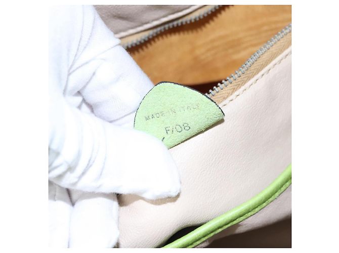 Céline Borsa a spalla CELINE in pelle verde rosso giallo Auth EC743 - vista 12