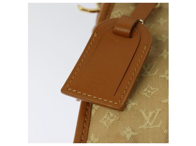 LOUIS VUITTON Monogram Mini Buzas Marie Kate Borsa Beige M92323 LV Auth BA549 - vista 17