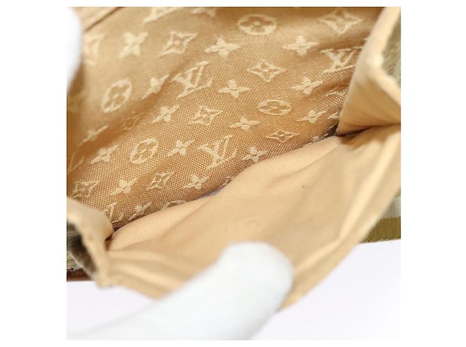 LOUIS VUITTON Monogram Mini Buzas Marie Kate Borsa Beige M92323 LV Auth BA549 - vista 21