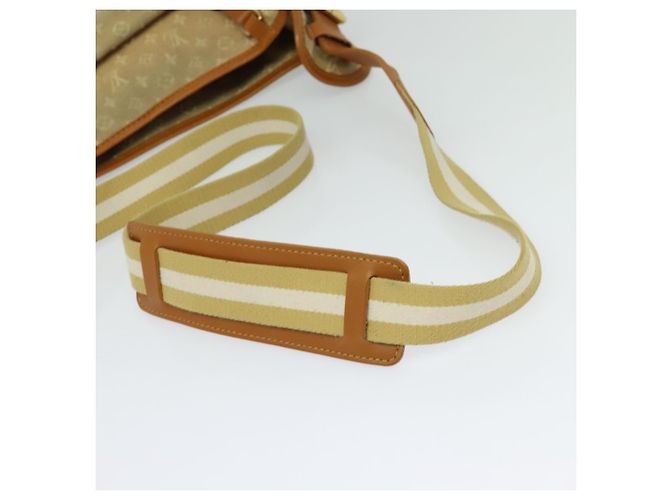 LOUIS VUITTON Monogram Mini Buzas Marie Kate Borsa Beige M92323 LV Auth BA549 - vista 7