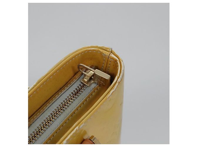 LOUIS VUITTON Monogram Vernis Houston Borsa a Mano Grigia M91053 LV Auth EC710 Grigio - vista 18