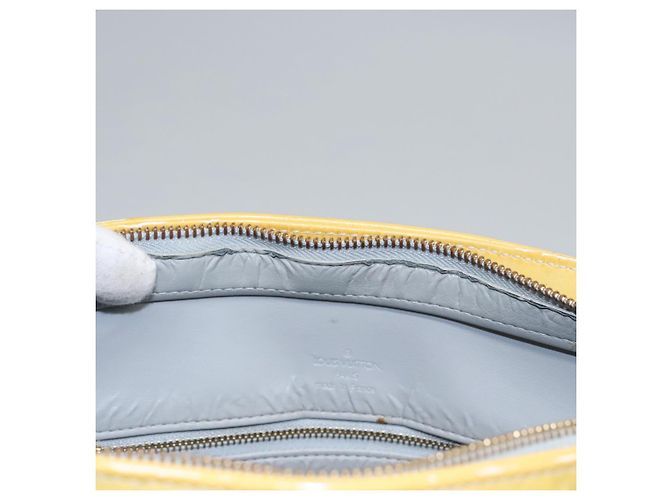 LOUIS VUITTON Monogram Vernis Houston Borsa a Mano Grigia M91053 LV Auth EC710 Grigio - vista 19