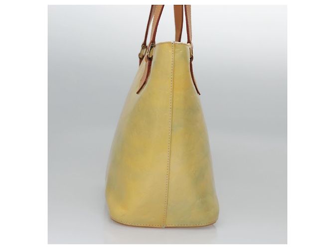 LOUIS VUITTON Monogram Vernis Houston Borsa a Mano Grigia M91053 LV Auth EC710 Grigio - vista 3
