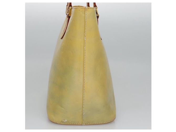 LOUIS VUITTON Monogram Vernis Houston Borsa a Mano Grigia M91053 LV Auth EC710 Grigio - vista 4