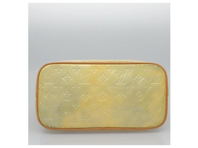 LOUIS VUITTON Monogram Vernis Houston Borsa a Mano Grigia M91053 LV Auth EC710 Grigio - vista 5