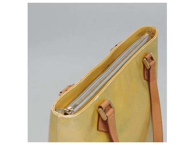 LOUIS VUITTON Monogram Vernis Houston Borsa a Mano Grigia M91053 LV Auth EC710 Grigio - vista 6