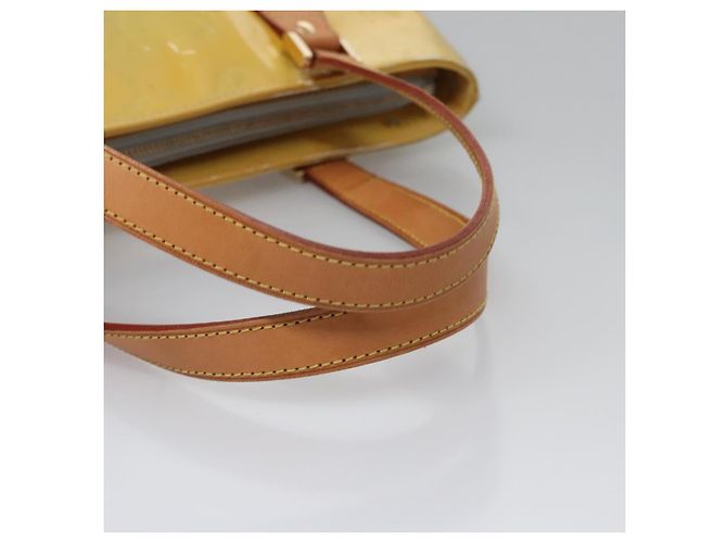 LOUIS VUITTON Monogram Vernis Houston Borsa a Mano Grigia M91053 LV Auth EC710 Grigio - vista 7