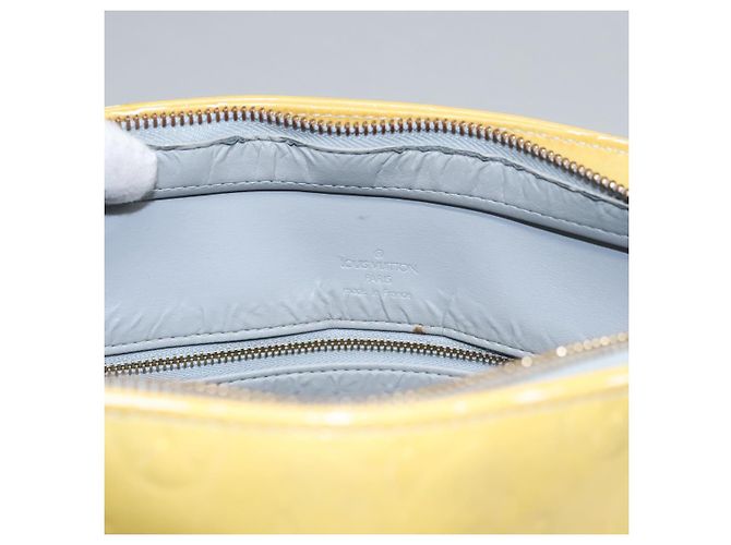 LOUIS VUITTON Monogram Vernis Houston Borsa a Mano Grigia M91053 LV Auth EC710 Grigio - vista 9