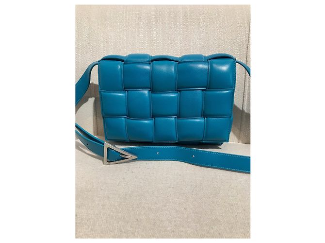 BOTTEGA VENETA Borse T. Pelle Blu - vista 2