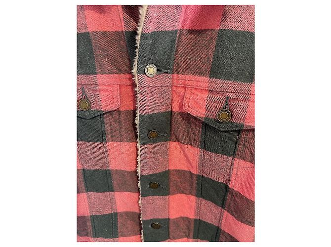 SAINT LAURENT Chaquetas T.International S Algodón Roja - vista 2