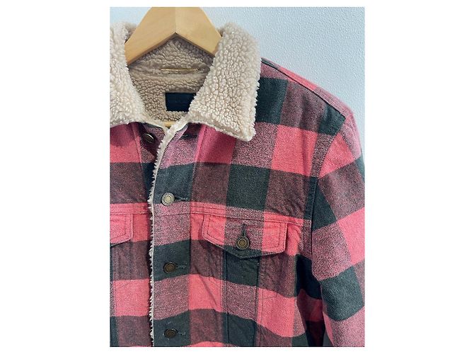 SAINT LAURENT Chaquetas T.International S Algodón Roja - vista 3