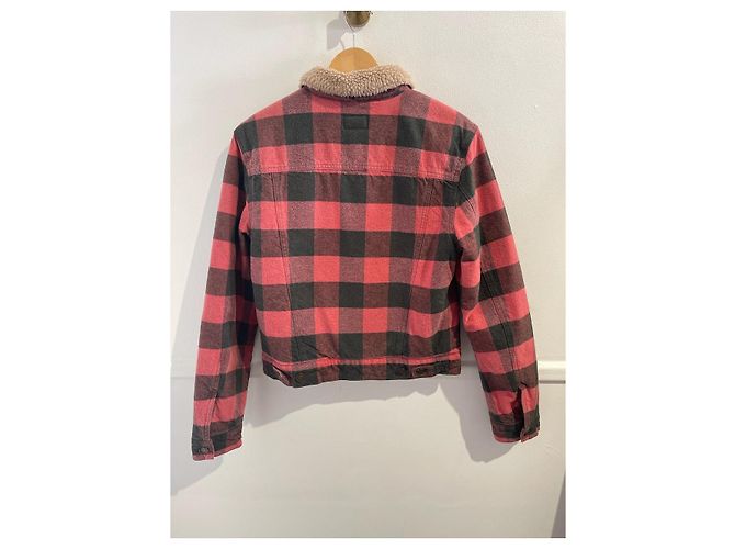 SAINT LAURENT Chaquetas T.International S Algodón Roja - vista 4