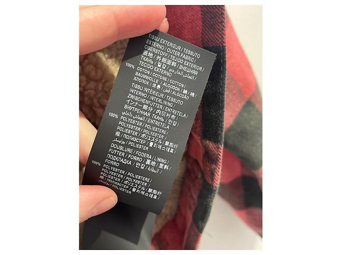 SAINT LAURENT Chaquetas T.International S Algodón Roja - vista 7