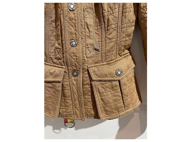 Cannage Chaqueta DIOR T.International XS Algodón Beige - vista 2