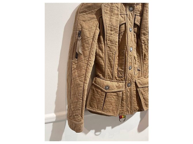 Cannage Chaqueta DIOR T.International XS Algodón Beige - vista 4