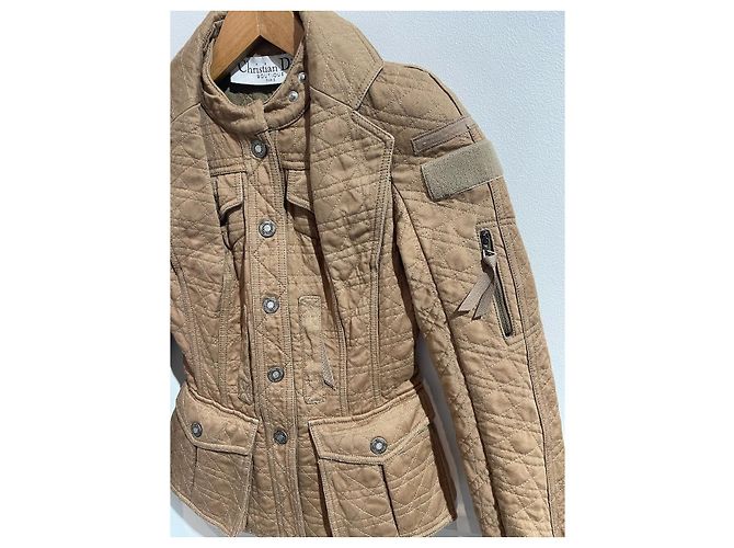 Cannage Chaqueta DIOR T.International XS Algodón Beige - vista 5