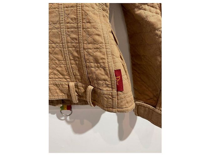 Cannage Chaqueta DIOR T.International XS Algodón Beige - vista 7