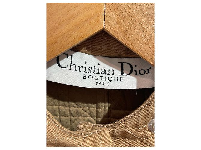 Cannage Chaqueta DIOR T.International XS Algodón Beige - vista 8
