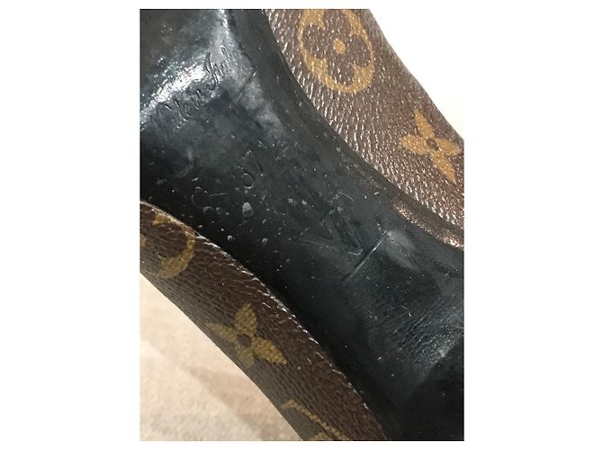 Stiefeletten LOUIS VUITTON T.EU 37.5 Leder Braun - Ansicht 5