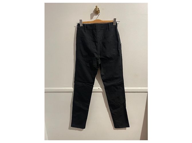 ISABEL MARANT Pantalones T.International S Algodón Negro - vista 3