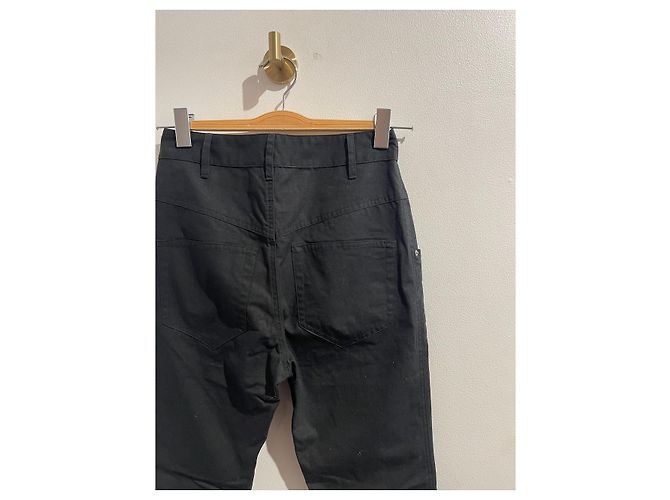 ISABEL MARANT Pantalones T.International S Algodón Negro - vista 4