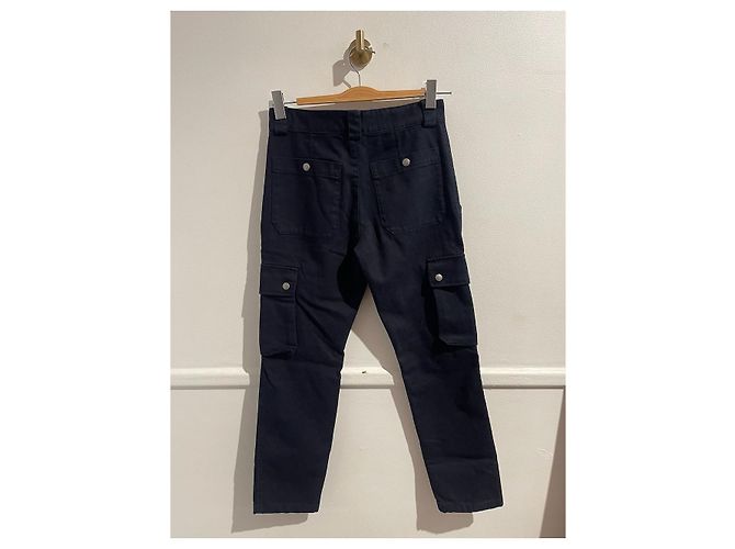 Pantalón Isabel Marant azul marino T.36 - vista 4