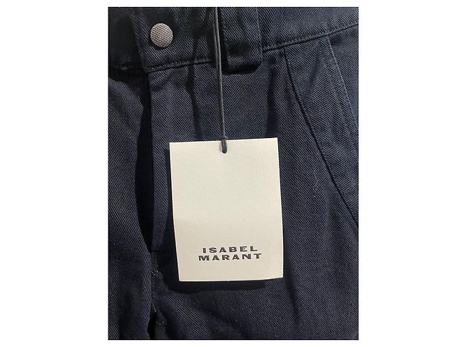 Pantalón Isabel Marant azul marino T.36 - vista 8