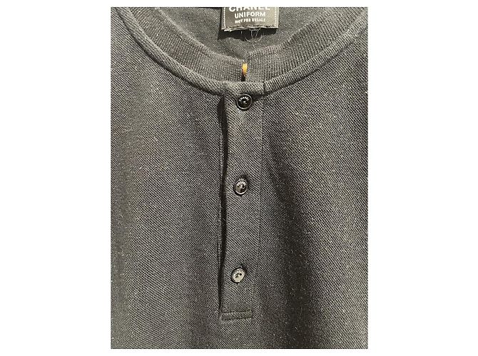 CHANEL Tops T.Internacional L Algodón Negro - vista 3