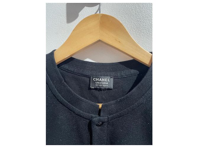 CHANEL Tops T.Internacional L Algodón Negro - vista 5
