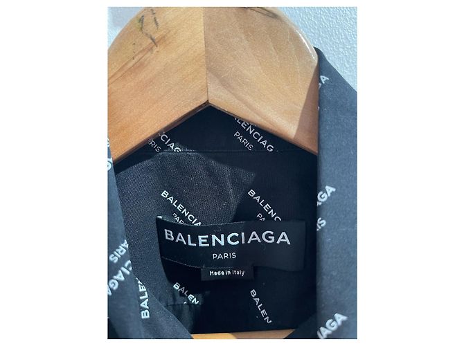 BALENCIAGA Tops T.International S Algodón Negro - vista 4